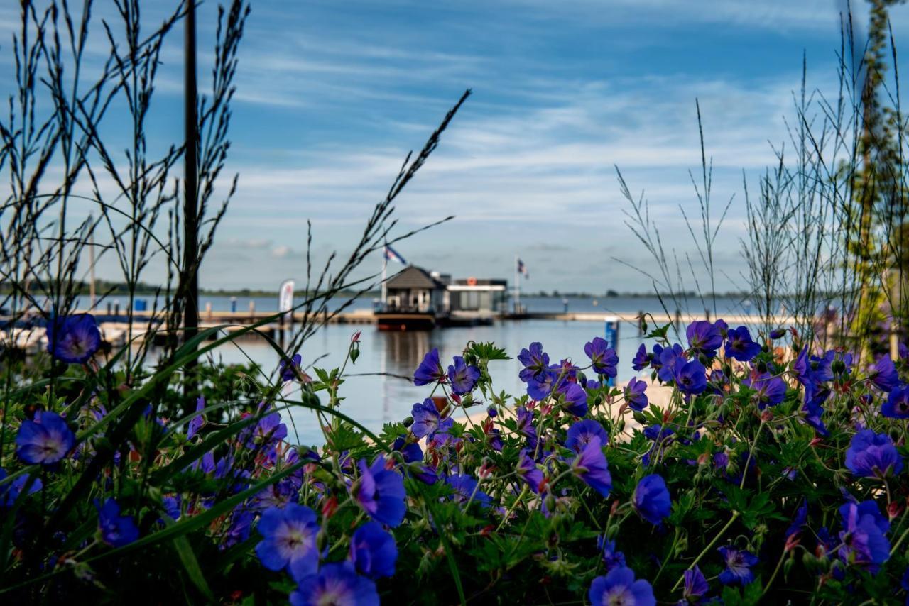 Welcome In - Houseboat 'Elysium' Met Eigen Aanlegsteiger Sneek - Offingawier Kültér fotó
